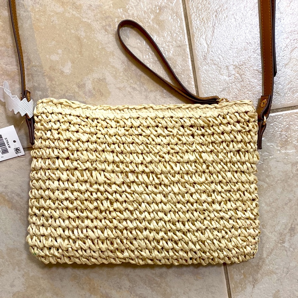I.N.C International Concepts. straw purse. Floral - Picture 4 of 5